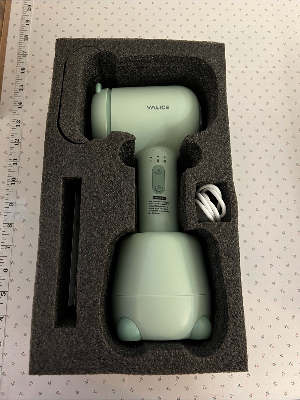 YALICE Cordless Baby Hair Dryer – Green (New in Box)